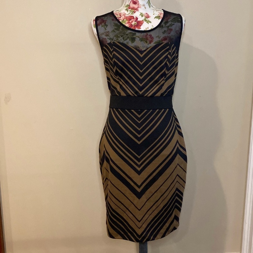 Bailey Blue black and brown dress